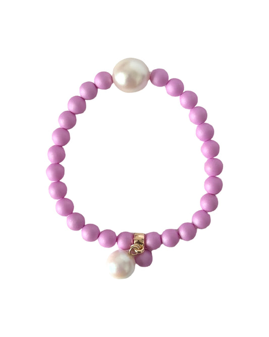 Lush lollipop Matt purple crystal bracelet