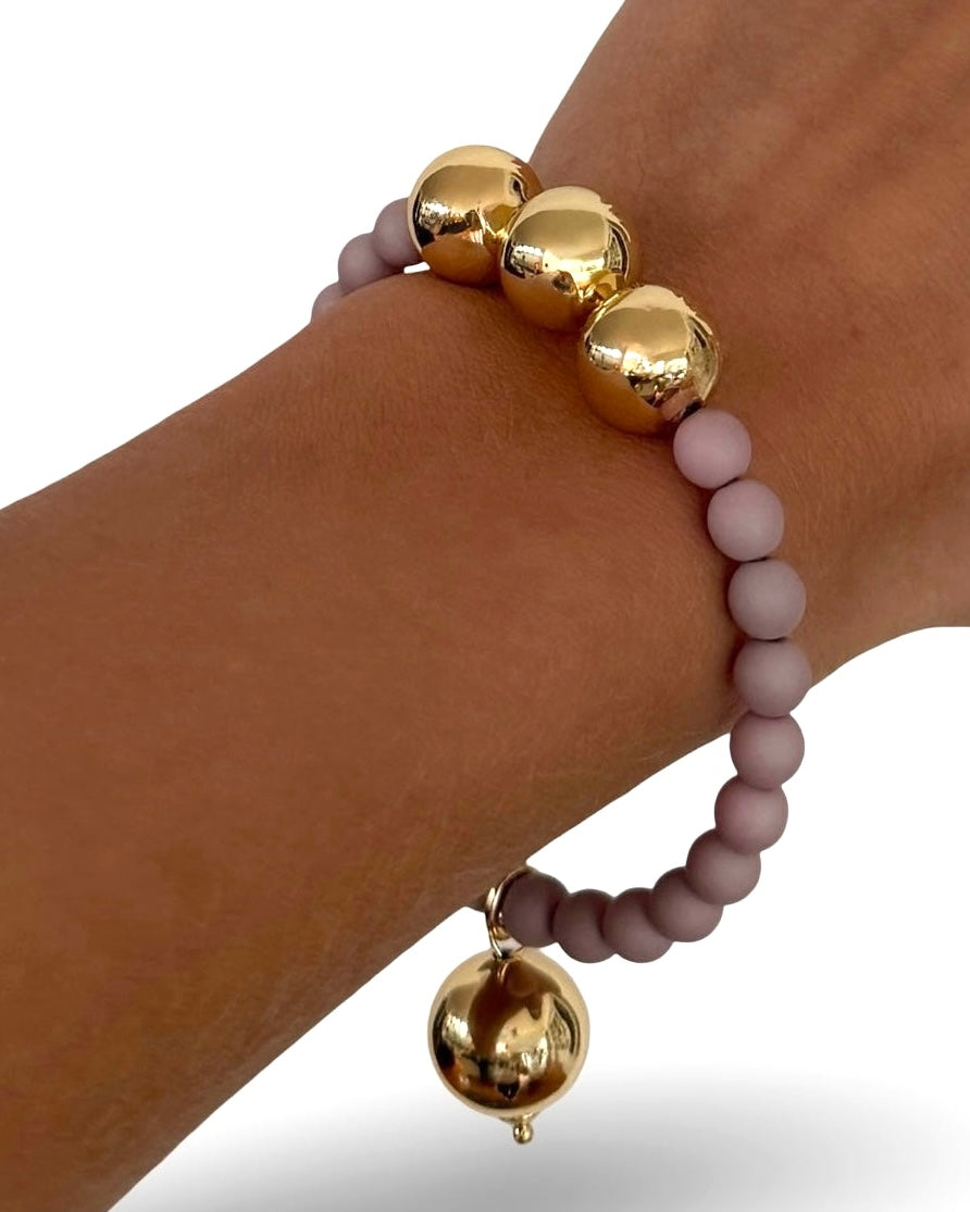 Betty boo smoky grey crystal bracelet