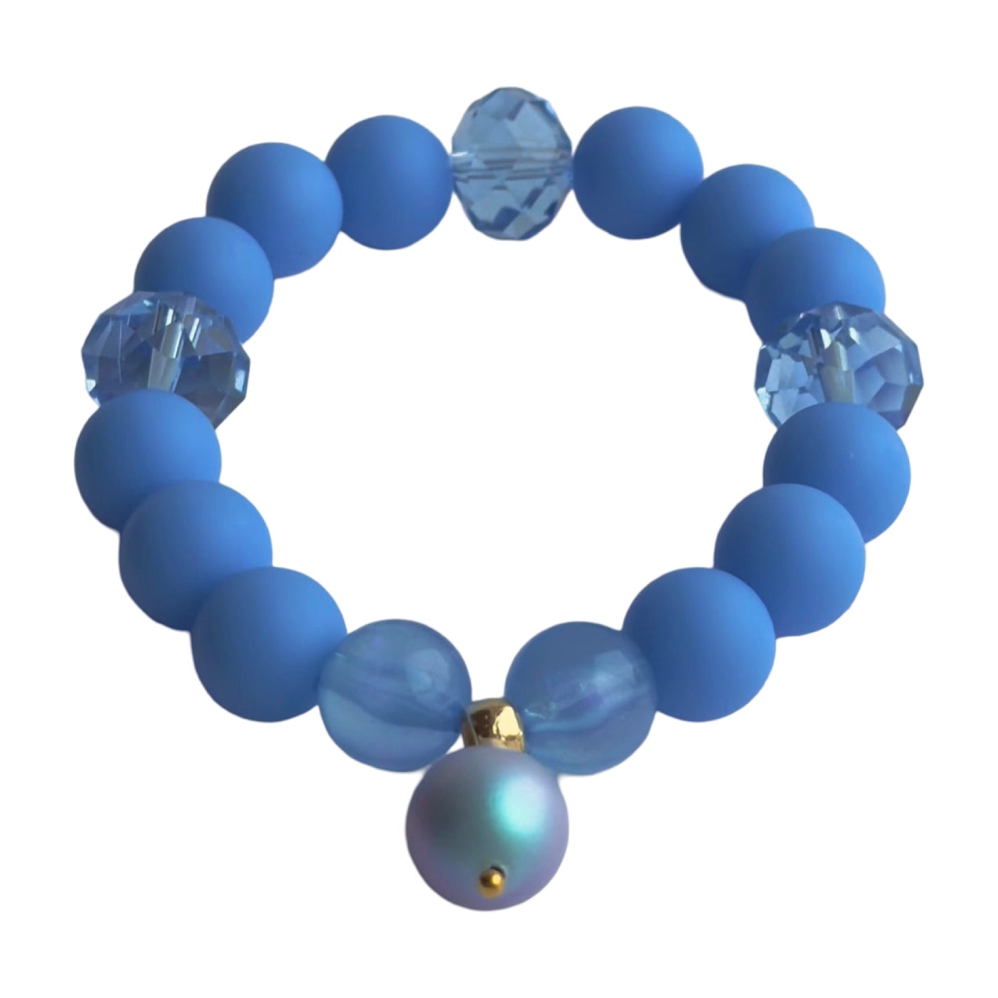 China blue crumpet bracelet