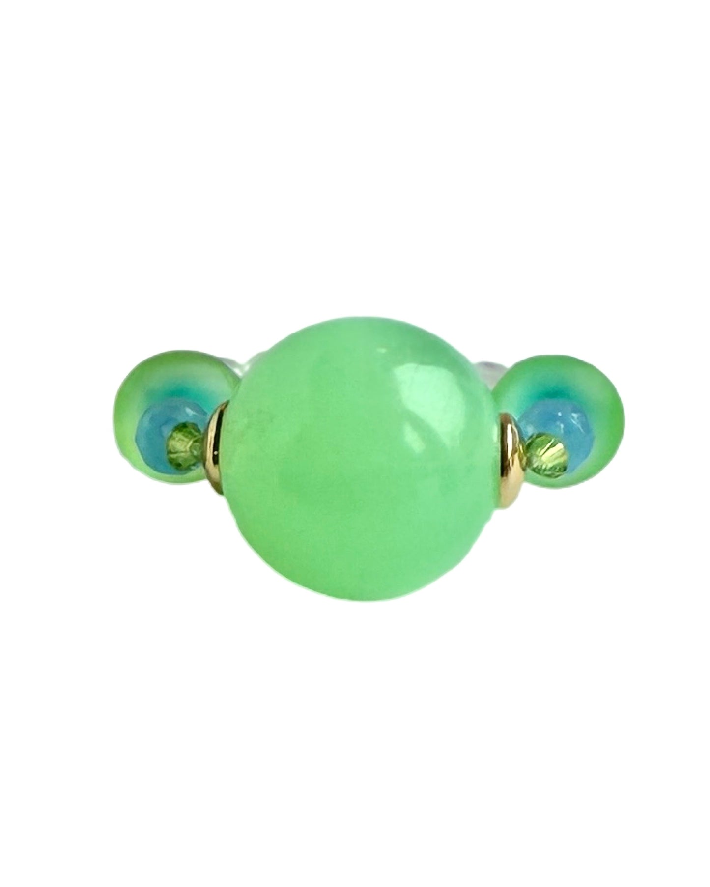 Vintage Opal love minty ring