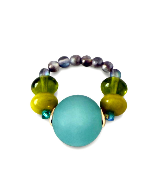 SEAFOAM TWIST RING