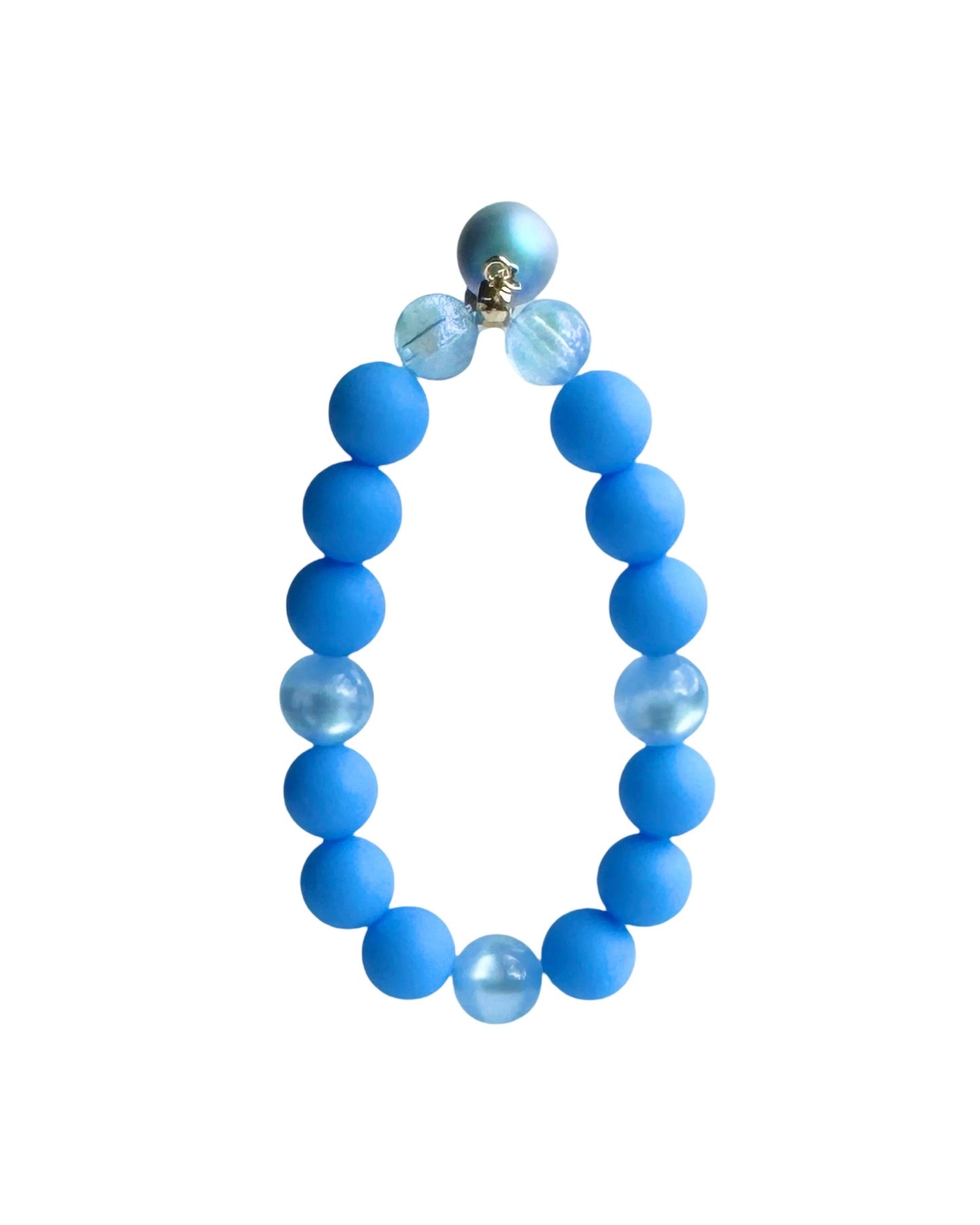 China blue crumpet bracelet